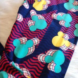 NWT OS Lularoe Leggings 3D Mickey Heads